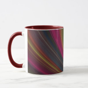 Abstrakte Rainbow-Keramik-Tasse Tasse