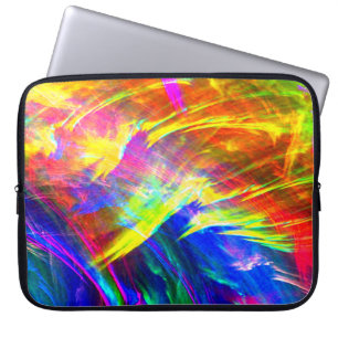 Abstrakte Rainbow Kunst Laptopschutzhülle