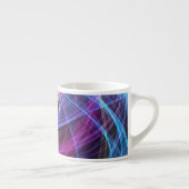 Abstrakte Rainbow-Lampen Espressotasse (Rechts)