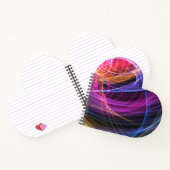 Abstrakte Rainbow-Lampen Notizblock (Innenseite)