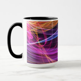 Abstrakte Rainbow-Lampen Tasse
