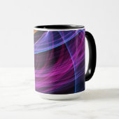 Abstrakte Rainbow-Lampen Tasse (VorderseiteRechts)