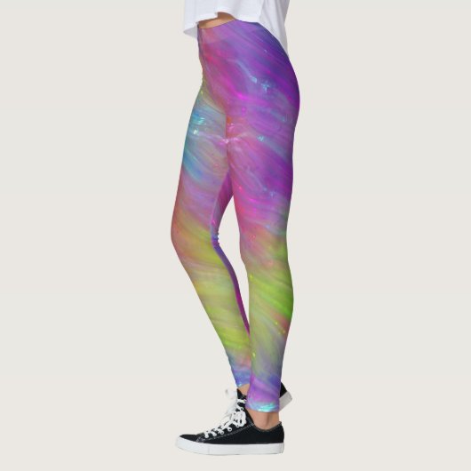 Abstrakte Rainbow-Leggings Leggings (Links)