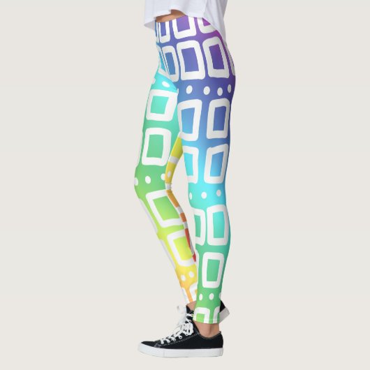 Abstrakte Rainbow-Leggings Leggings (Links)