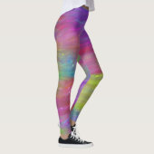 Abstrakte Rainbow-Leggings Leggings (Rechts)