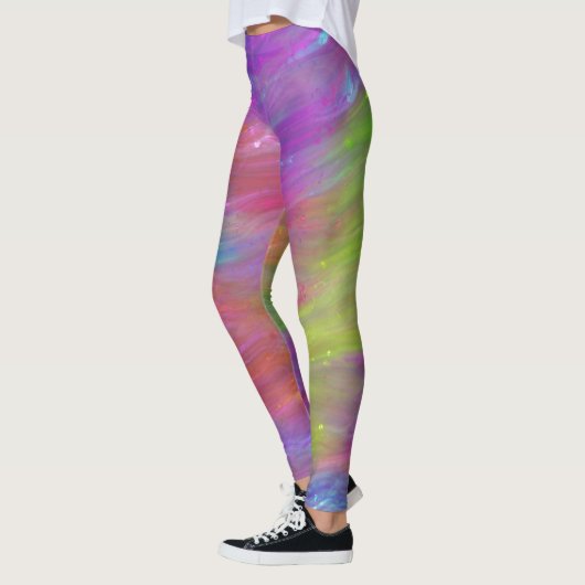 Abstrakte Rainbow-Leggings Leggings (Links)