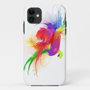 Abstrakte Rainbow Lorikeet Paint-Spritzer Case-Mate iPhone Hülle