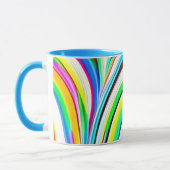 Abstrakte Rainbow-Marble-Wirbel Tasse (Links)