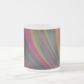 Abstrakte Rainbow Mattiert Glass Tasse (Mittel)