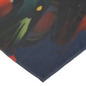 Abstrakte Rainbow Splash Rhapsody Art Tischdecke (Schrägansicht)