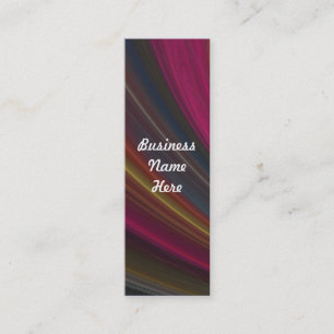 Abstrakte Rainbow Swirl Lesezeichen Business Cards Mini Visitenkarte