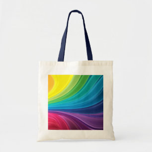 Abstrakte Rainbow Swirt Tote Bag Tragetasche