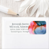 ABSTRAKTE Rainbow-Wasserfarbenhochzeit (Insitu)