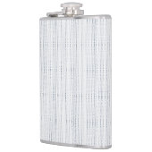 Abstrakte Raindrops Flachmann (Links)