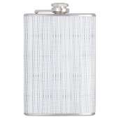 Abstrakte Raindrops Flachmann (Vorderseite)