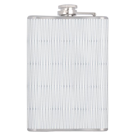 Abstrakte Raindrops Flachmann (Rückseite)