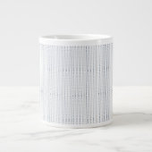 Abstrakte Raindrops Jumbo-Tasse (Vorderseite)