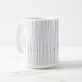Abstrakte Raindrops Kaffeetasse (Vorderseite Links)
