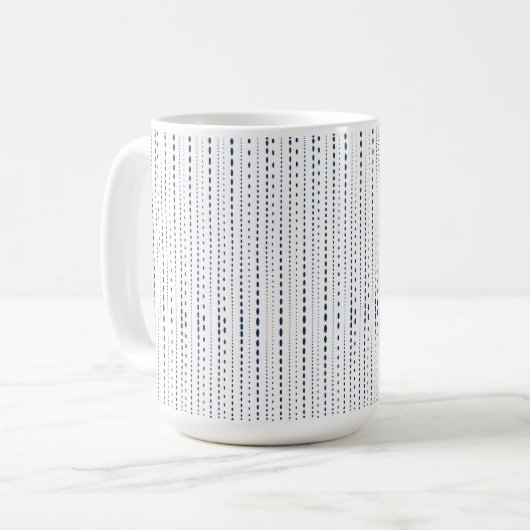 Abstrakte Raindrops Kaffeetasse (Vorderseite Links)