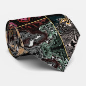 Abstrakte Random elegante Kunst Krawatte (Gerollt)