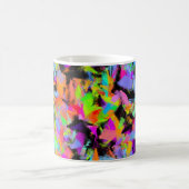 Abstrakte Random Messy Paint Color Explosion Kaffeetasse (Mittel)