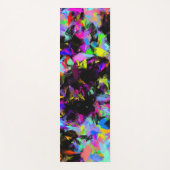 Abstrakte Random Messy Paint Color Explosion Yogamatte (Vorderseite)