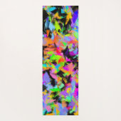 Abstrakte Random Messy Paint Color Explosion Yogamatte (Rückseite)