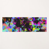 Abstrakte Random Messy Paint Color Explosion Yogamatte (Vorderseite (Horizontal))