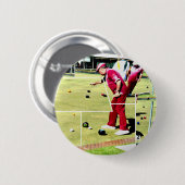 Abstrakte Rasenbowls Ölfarbe, Button (Vorne & Hinten)