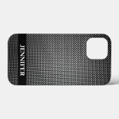 Abstrakte Rasterstruktur Case-Mate iPhone Hülle (Rückseite (Horizontal))