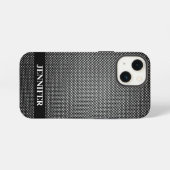 Abstrakte Rasterstruktur iPhone Hülle (Rückseite (Horizontal))