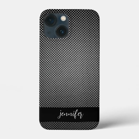 Abstrakte Rastertextur mit benutzerdefinierbarem N Case-Mate iPhone Hülle (Rückseite)