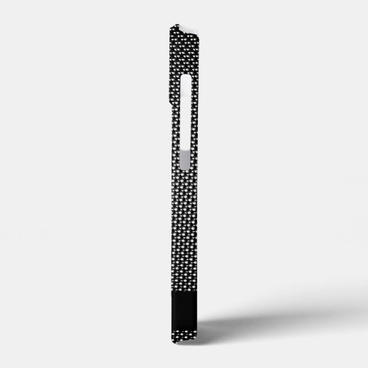 Abstrakte Rastertextur mit benutzerdefinierbarem N Case-Mate iPhone Hülle (Rückseite / Links)