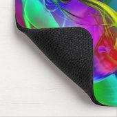 Abstrakte Rauch-Kunst Mousepad (Ecke)