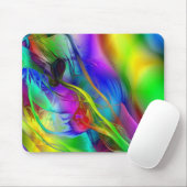 Abstrakte Rauch-Kunst Mousepad (Mit Mouse)
