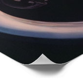 Abstrakte Raucher-Wirbel | Modernes Kunstposter Poster (Ecke)