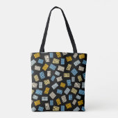 Abstrakte Rechtecke 081122 - Farben 03 Tasche (Rückseite)