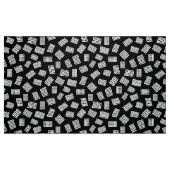 Abstrakte Rechtecke 081122 - Schwarz weiß Stoff (Fat Quarter (45,7 x 55,9 cm))