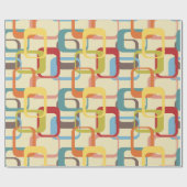 Abstrakte Rechtecke Geschenkpapier (Flach)