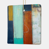 Abstrakte Rechtecke Keramikornament (Links)
