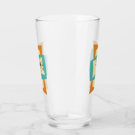 Abstrakte Rechtecke Mitte des Jahrhunderts Moderne Glas (Rechts)