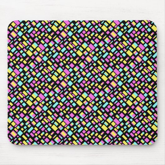 Abstrakte Rechtecke Mousepad (Vorne)