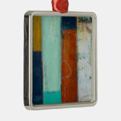 Abstrakte Rechtecke Ornament Aus Metall (Rechts)