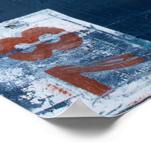 Abstrakte Rechtecke Poster (Ecke)