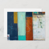 Abstrakte Rechtecke Postkarte (Vorne/Hinten)