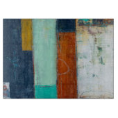 Abstrakte Rechtecke Schneidebrett (Vorderseite)