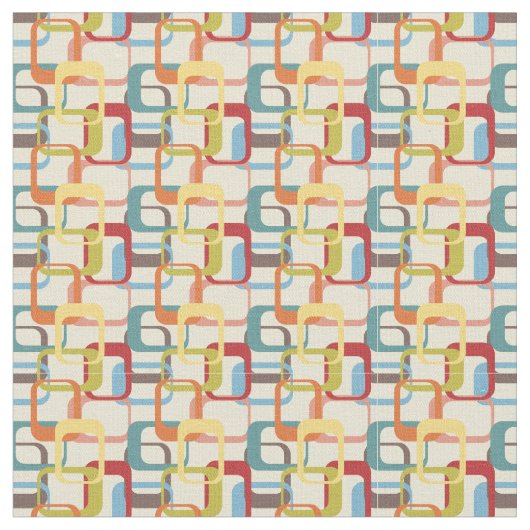 Abstrakte Rechtecke Stoff (Nahaufnahme)