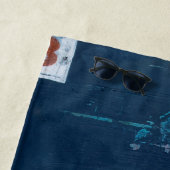 Abstrakte Rechtecke Strandtuch (Beispiel)