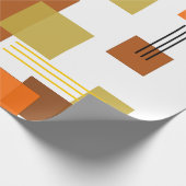 Abstrakte Rechtecke und Linien Geschenkpapier (Ecke)