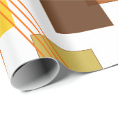 Abstrakte Rechtecke und Linien Geschenkpapier (Rolleneckpunkt)